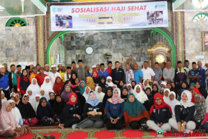 GIAT DINKES, SOSIALISASI HAJI SEHAT