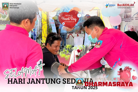 Partisipasi Kabupaten Dharmasraya dalam Hari Jantung Internasional